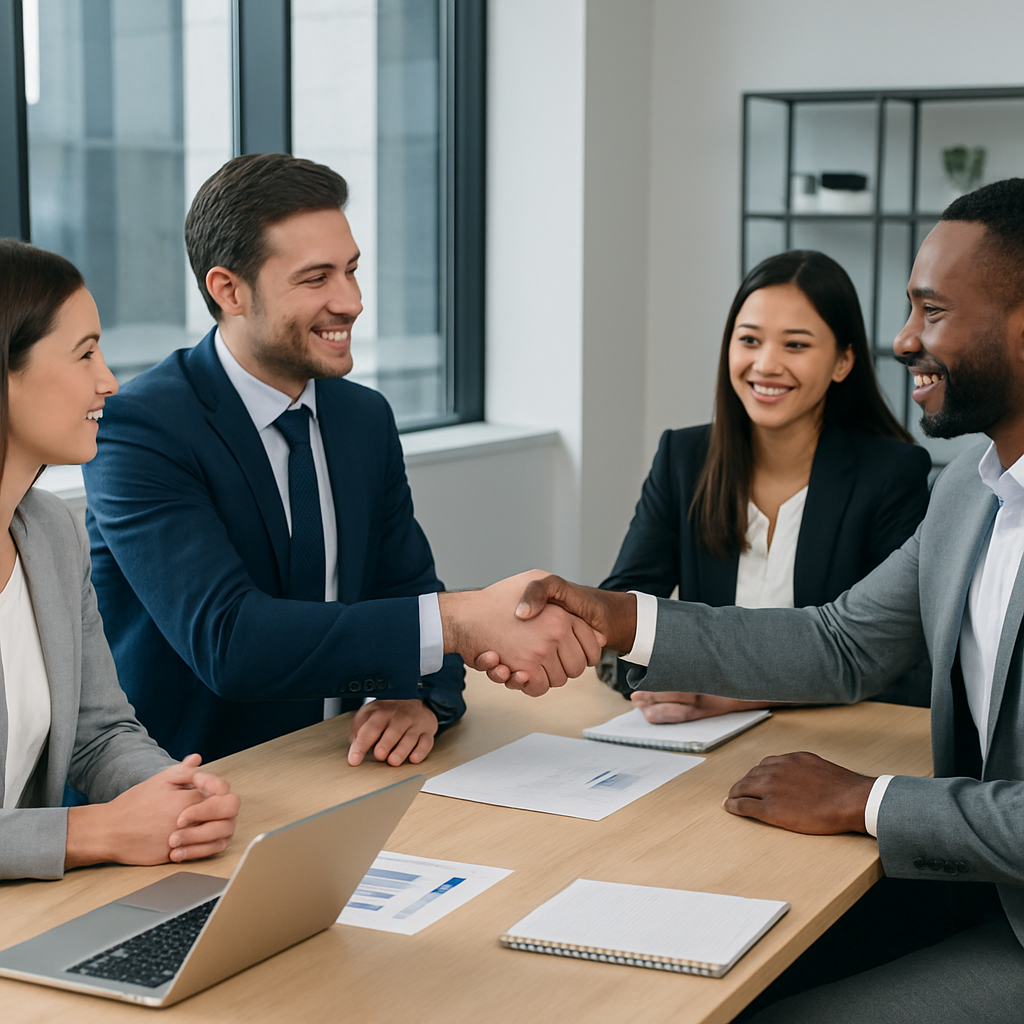 Business team collaboration